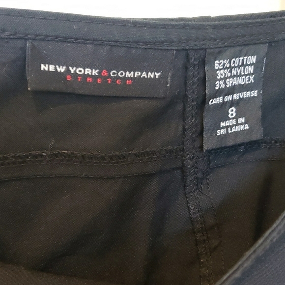 New York & Company Black Knee-Length A-Line Skirt - Picture 2 of 4